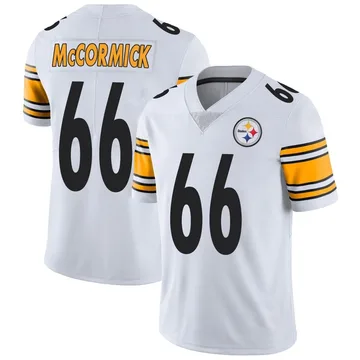 Youth Mason McCormick Pittsburgh Steelers Limited White Vapor Untouchable Jersey