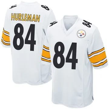 Youth Max Hurleman Pittsburgh Steelers Game White Jersey