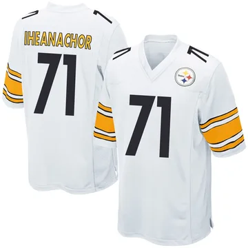 Youth Max Iheanachor Pittsburgh Steelers Game White Jersey