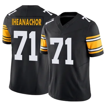Youth Max Iheanachor Pittsburgh Steelers Limited Black Alternate Vapor F.U.S.E. Jersey