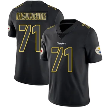 Youth Max Iheanachor Pittsburgh Steelers Limited Black Impact Jersey