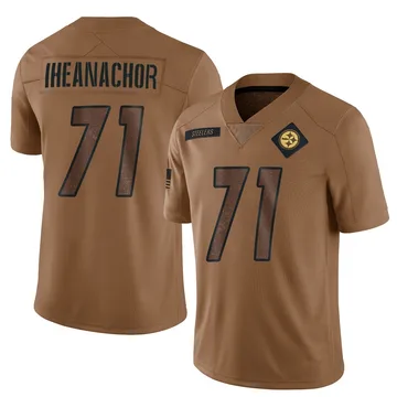 Youth Max Iheanachor Pittsburgh Steelers Limited Brown 2023 Salute To Service Jersey