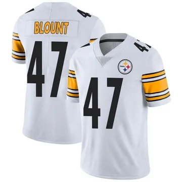 Youth Mel Blount Pittsburgh Steelers Limited White Vapor Untouchable Jersey