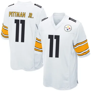 Youth Michael Pittman Jr. Pittsburgh Steelers Game White Jersey