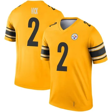 Youth Mike Vick Pittsburgh Steelers Legend Gold Inverted Jersey