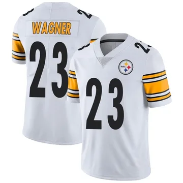 Youth Mike Wagner Pittsburgh Steelers Limited White Vapor Untouchable Jersey