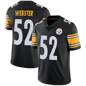 Youth Mike Webster Pittsburgh Steelers Limited Black Team Color Vapor Untouchable Jersey