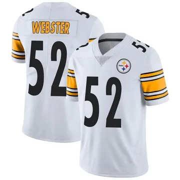 Youth Mike Webster Pittsburgh Steelers Limited White Vapor Untouchable Jersey