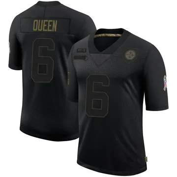 Youth Patrick Queen Pittsburgh Steelers Limited Black 2020 Salute To Service Jersey