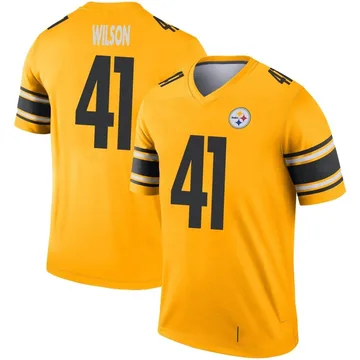 Youth Payton Wilson Pittsburgh Steelers Legend Gold Inverted Jersey