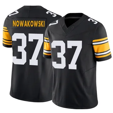 Youth Riley Nowakowski Pittsburgh Steelers Limited Black Alternate Vapor F.U.S.E. Jersey