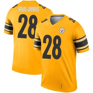 Youth Robert Spears-Jennings Pittsburgh Steelers Legend Gold Inverted Jersey