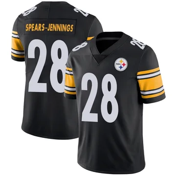 Youth Robert Spears-Jennings Pittsburgh Steelers Limited Black Team Color Vapor Untouchable Jersey