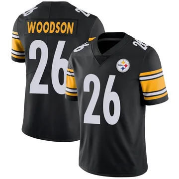 Youth Rod Woodson Pittsburgh Steelers Limited Black Team Color Vapor Untouchable Jersey