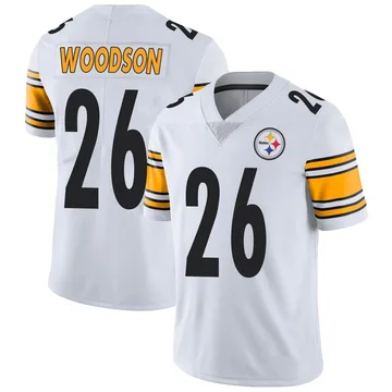 Youth Rod Woodson Pittsburgh Steelers Limited White Vapor Untouchable Jersey