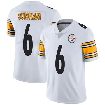 Youth Shaun Suisham Pittsburgh Steelers Limited White Vapor Untouchable Jersey