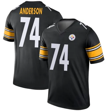 Youth Spencer Anderson Pittsburgh Steelers Legend Black Jersey