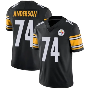 Youth Spencer Anderson Pittsburgh Steelers Limited Black Team Color Vapor Untouchable Jersey