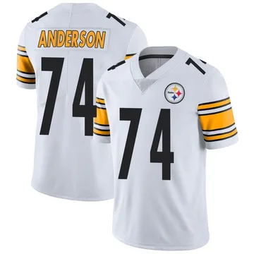 Youth Spencer Anderson Pittsburgh Steelers Limited White Vapor Untouchable Jersey
