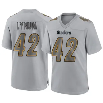 Youth Tamon Lynum Pittsburgh Steelers Game Gray Atmosphere Fashion Jersey