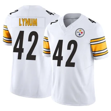 Youth Tamon Lynum Pittsburgh Steelers Limited White Vapor F.U.S.E. Jersey
