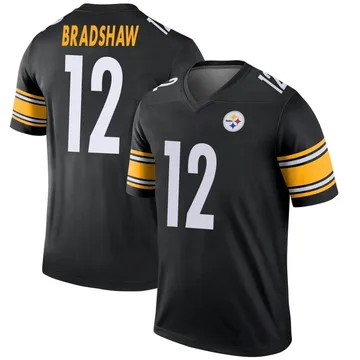 Youth Terry Bradshaw Pittsburgh Steelers Legend Black Jersey