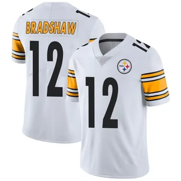 Youth Terry Bradshaw Pittsburgh Steelers Limited White Vapor Untouchable Jersey
