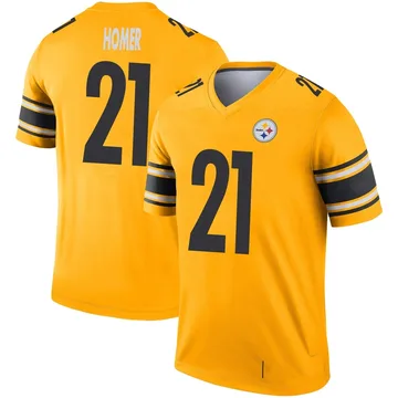Youth Travis Homer Pittsburgh Steelers Legend Gold Inverted Jersey