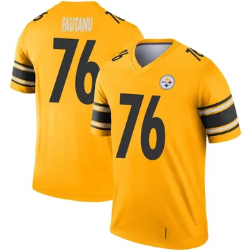 Youth Troy Fautanu Pittsburgh Steelers Legend Gold Inverted Jersey