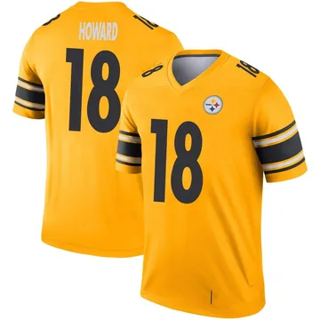 Youth Will Howard Pittsburgh Steelers Legend Gold Inverted Jersey