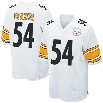 Youth Zach Frazier Pittsburgh Steelers Game White Jersey